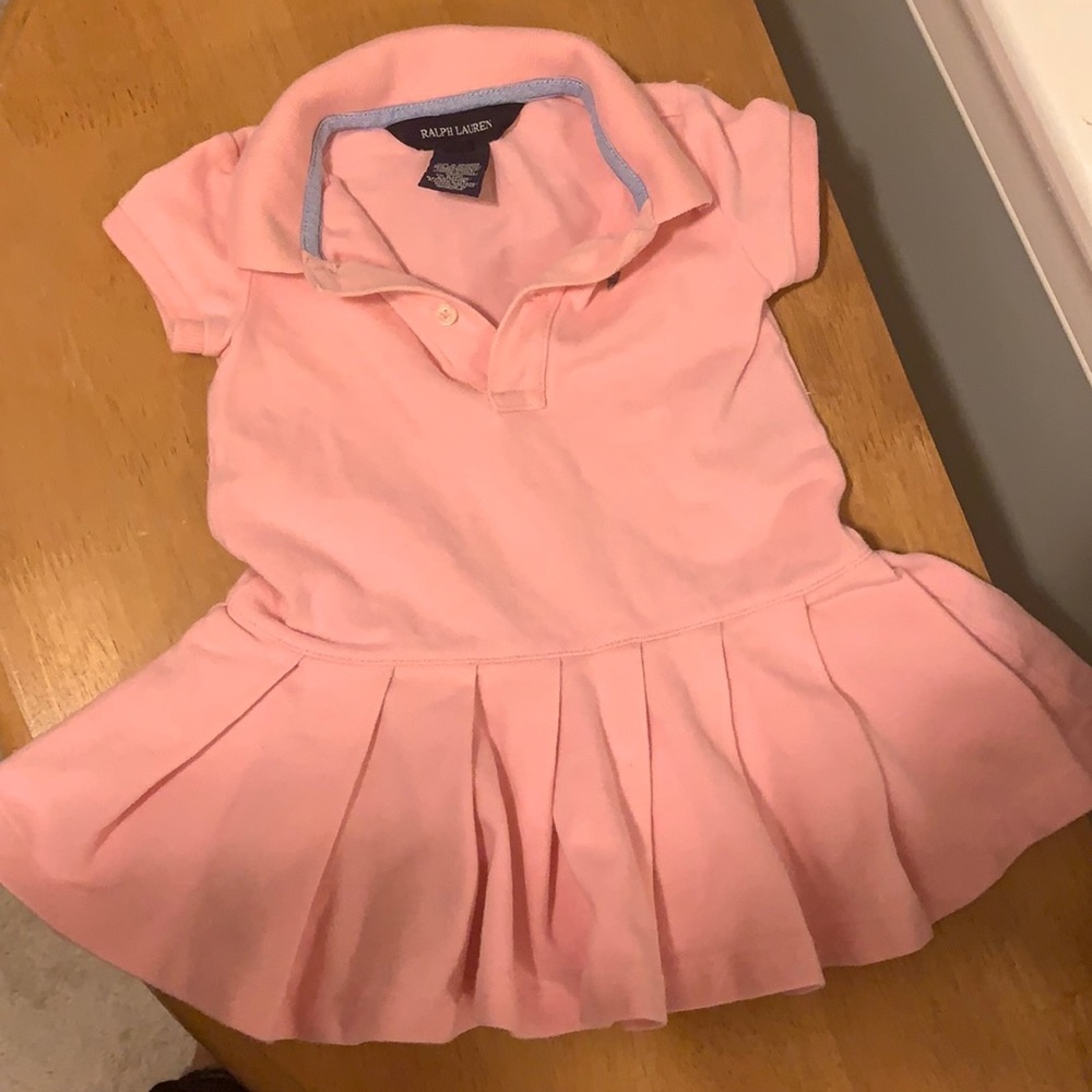 Ralph Lauren pink dress size 12months